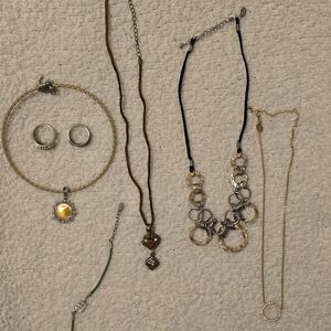 Lia Sophia Jewelry Bundle – Necklaces, Bracelets & Rings Lot
